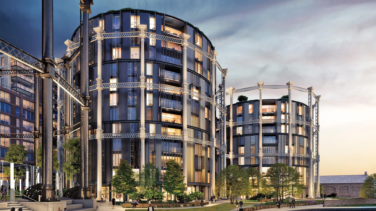 Kings Cross Gasholder development